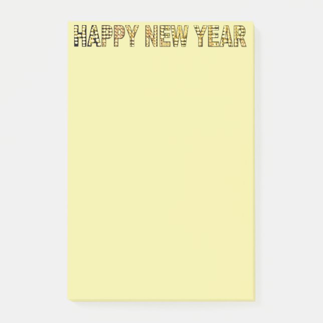 Post-it® HNY-Jaune-Gld (Devant)