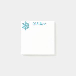 Post-it® Holiday Snowflake Post it Notes