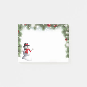 Post-it® Holiday Snowman Notes