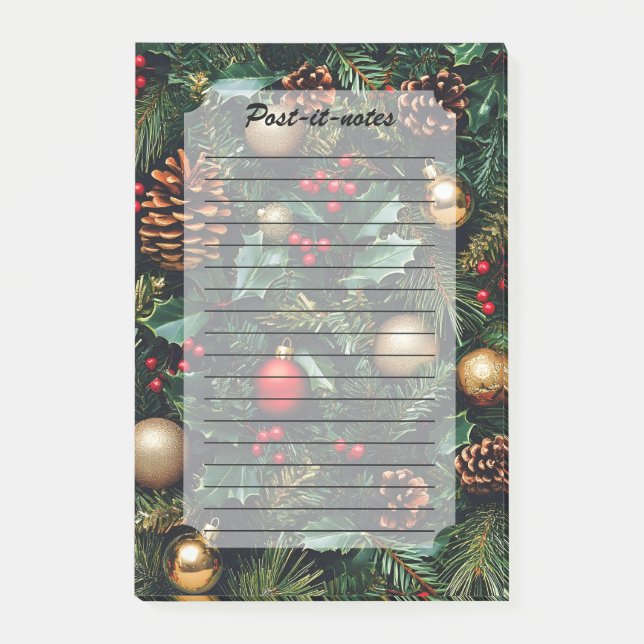 Post-it® Holly Berry Winter Wonderland (Devant)