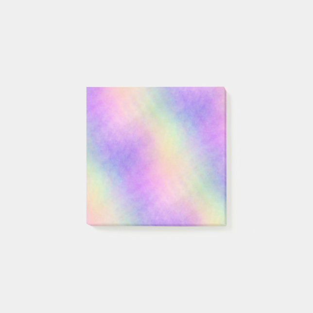 Post-it® holo arc-en-ciel doux ombre : (Devant)