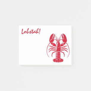 Post-it® Homard rouge Lobstah Maine Côte Nouvelle-Angleterr