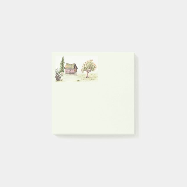 Post-it® Home Sweet Home Cabine Shed (Devant)