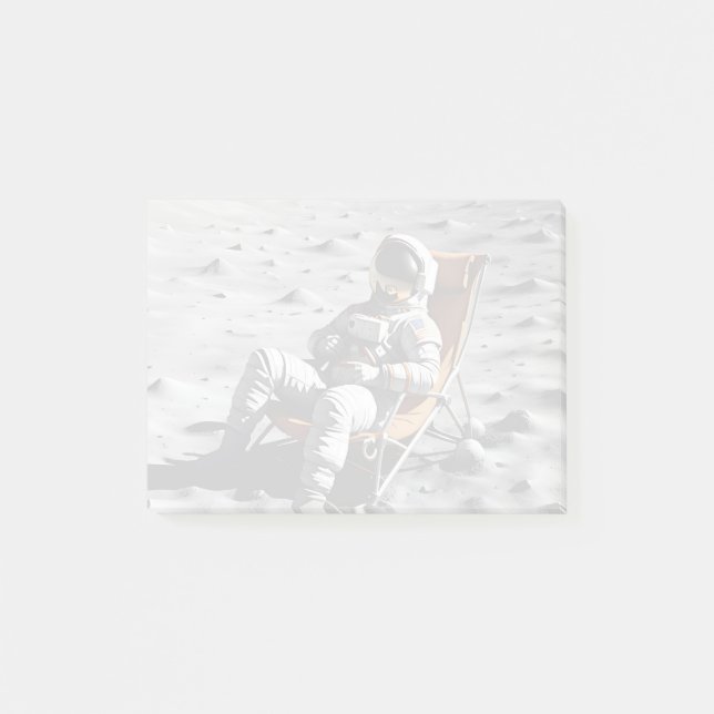 Post-it® Homme sur la lune (Devant)