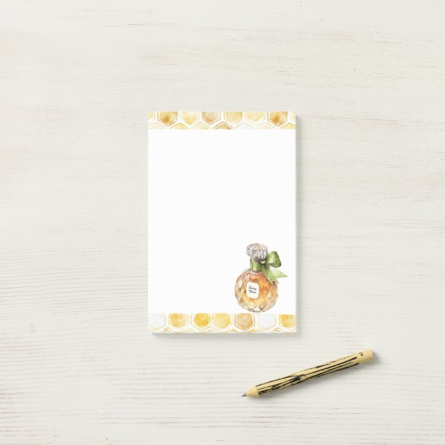 Post-it® Honey Bloom Perfume   (Sur un bureau)