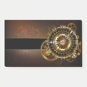 Post-it® Horloge Steampunk avec des engrenages anciens