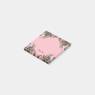 Post-it® Horloge Vintage avec Fleurs