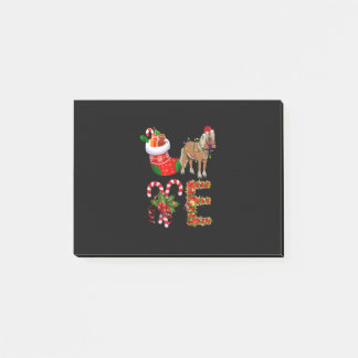Post-it® Horse Christmas Lights Led Funny Santa Hat Christm