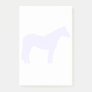 Post-it® Horse Trainer Business Blue Simple and Modern