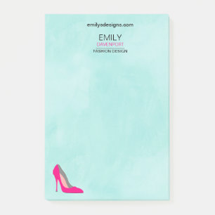 Post-it® Hot Rose Stiletto High Heel Chaussure Chic Busines