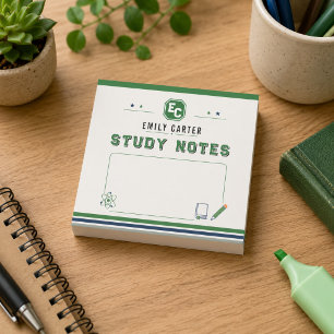 Post-it® Housse personnalisée de l'école de science vert ma