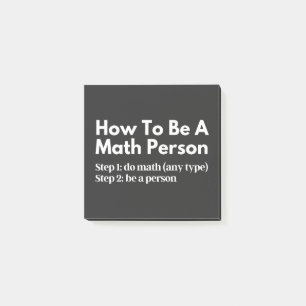 Post-it® How To Be A Math Person