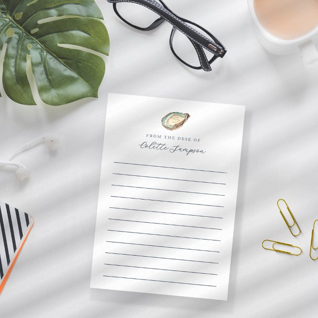 Post-it® Huître d'aquarelle côtière (Créateur téléchargé)