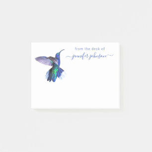 Post-it® Hummingbird violet du bureau de personnalisation