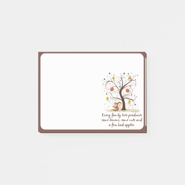 Post-it® Humour d'arbre généalogique (Devant)