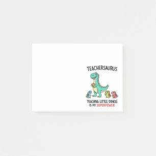 Post-it® Humour de professeur Teachersaurus avec de petits