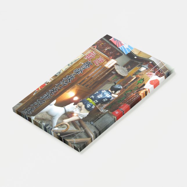 Post-it® Humour Japonais - Chien tirant des culottes vers l (Incliné)