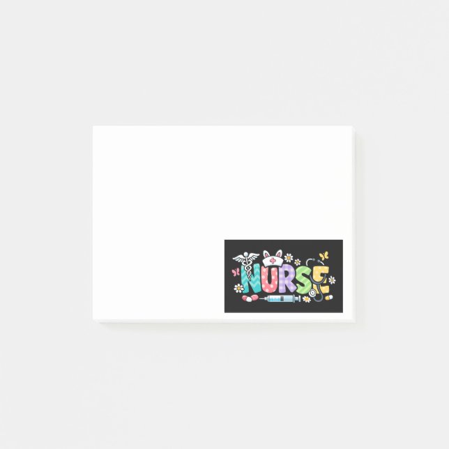 Post-it® Humour Médical Infirmière de Pâques Mignon (Devant)