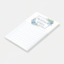 Hydrangea Floral 'My Little Pad of Lists' par Leah