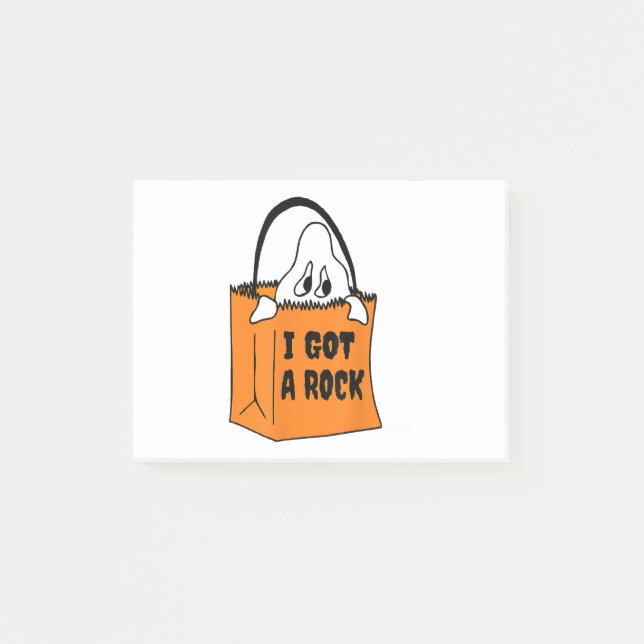 Post-it® I Got a Rock Funny Tee Halloween Ghost Costume (Devant)