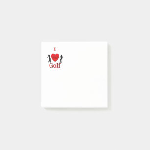 Post-it® I Heart Golf Sport