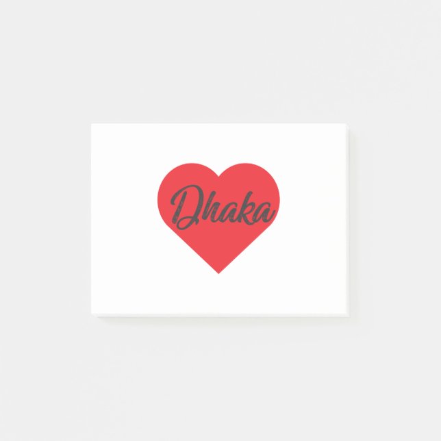 Post-it® I Love Dhaka - Bangladesh (Devant)