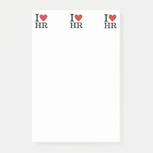 Post-it® I ❤️ Love HR Post-it Notes - Département des resso