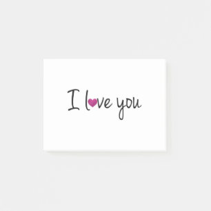 Post-it® I love you