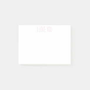Post-it® I LOVE YOU Post-it Notes