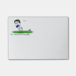 Post-it® ICD-10 : Assaut Y04.1 par la morsure humaine