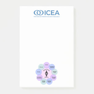Post-it® ICEA Circle de soins Note Pad