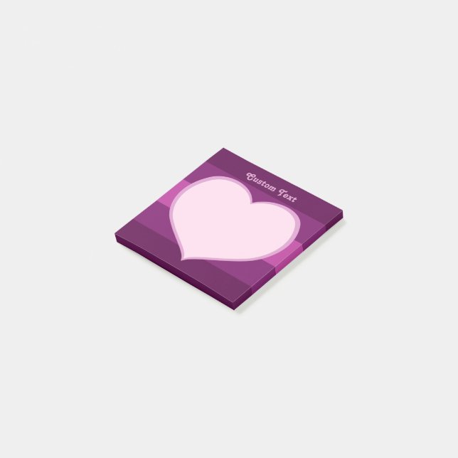 Post-it® Icône Coeur plat (Incliné)