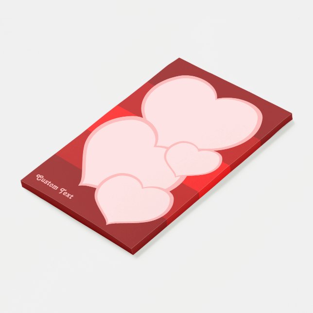 Post-it® Icône Coeur plat (Incliné)