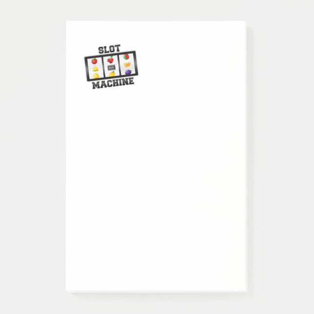 Post-it® Icône de la machine à sous inclinée (Devant)