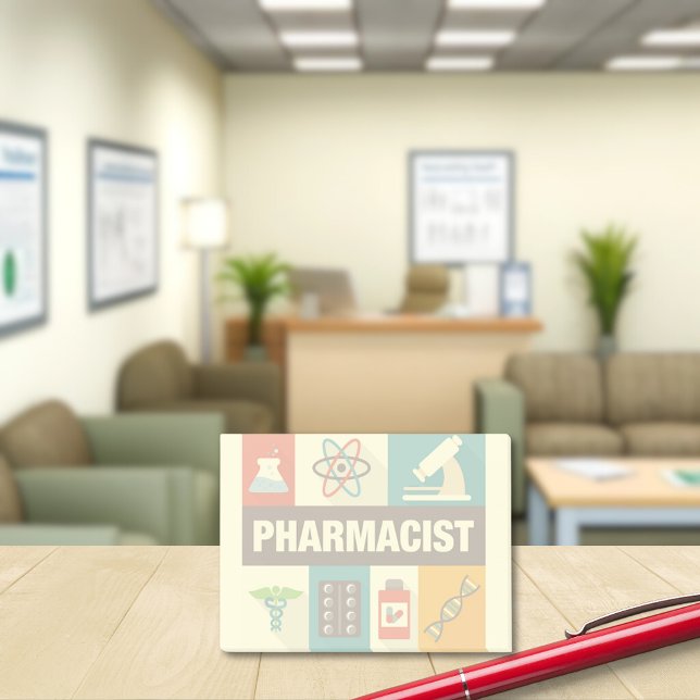 Post-it® Icône de pharmacien professionnel conçue de manièr (Créateur téléchargé)