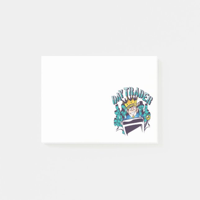 Post-it® Idée de cadeau pour day trader (Devant)