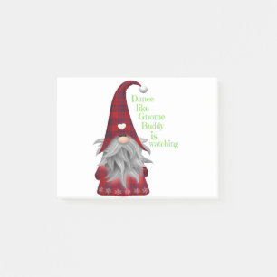Post-it® Idées cadeaux de Noël Gnome Buddy regarde Tee