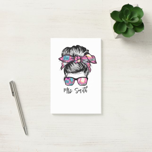 Post-it® Idées de cadeaux de chignon désordonné pour les em (Bureau)
