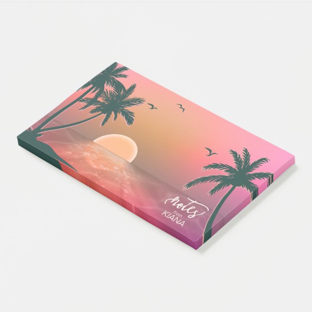 Post-it® Ile tropicale Sunrise Pink ID581 (Incliné)