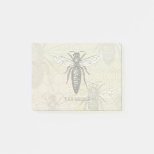 Post-it® Illustration Antique d'Insecte de Bourdon de Reine