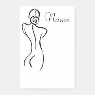 Post-it® Illustration d'art féminin Thunder_Cove