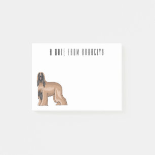 Post-it® illustration de chien de dessin animé lévrier afgh