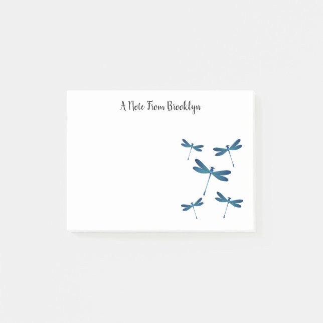 Post-it® Illustration de dragonfly (Devant)