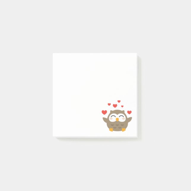 Post-it® Illustration de I Owl You (Devant)