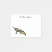 Illustration de la caricature de la sauterelle en