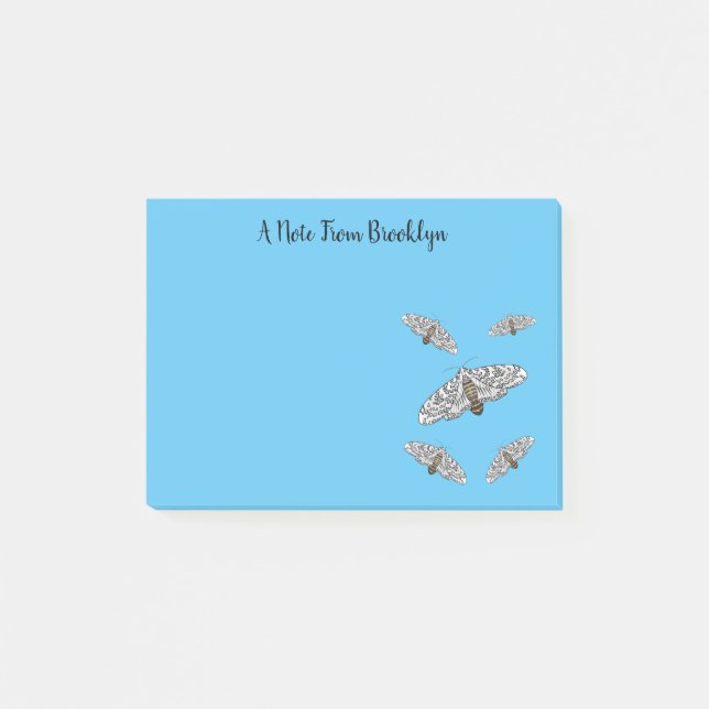 Post-it® Illustration de la papine géante léopard (Devant)