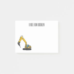 Post-it® Illustration de la pelle de rupture