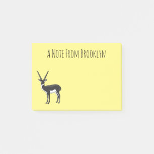 Post-it® Illustration de l'antilope Blackbuck