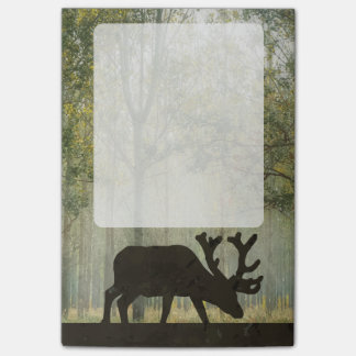 Post-it® Illustration de l'orignal en forêt