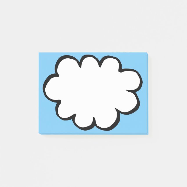 Post-it® Illustration de nuage mignon (Devant)